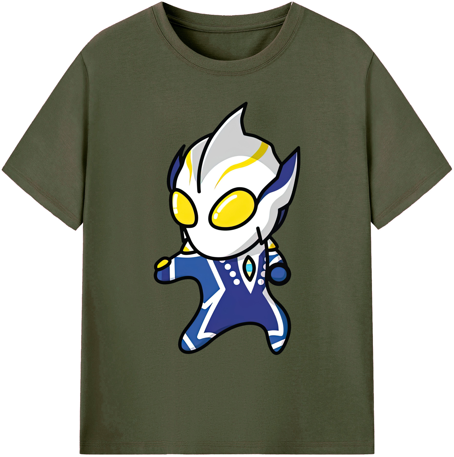 （画像用） ウルトラマン Ultraman 綿100％ メンズ半袖Tシャツ｜肌触りやわらか＆通気性